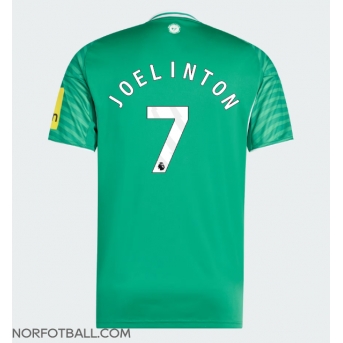 Billige Fotballdrakt Newcastle United Joelinton #7 Replika Bortedrakt 2025-26 Kortermet